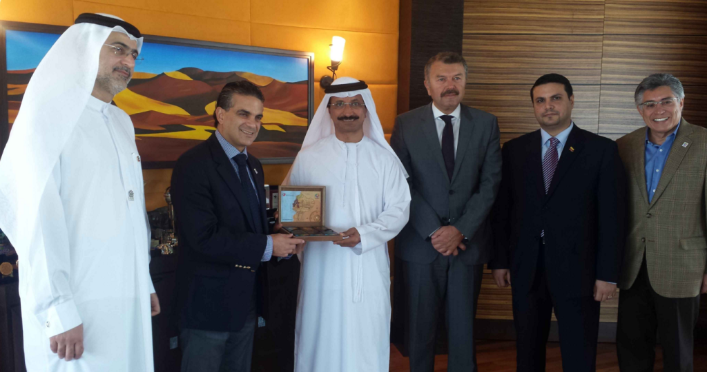Funcionarios del Gobierno ecuatoriano visitaron Dubai en Febrero de 2014